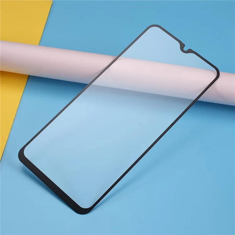 Protector de película de vidrio templado de cobertura total Ultra Clear para Xiaomi Redmi Note 8 Pro - Negro