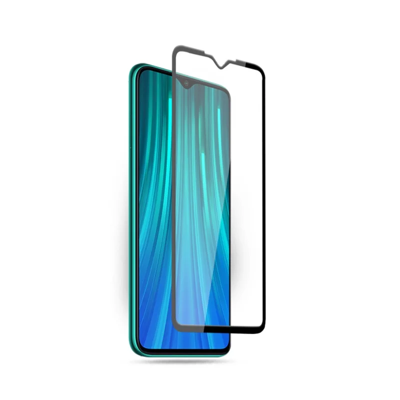 MOCOLO Silk Print Full Tempered Glass Screen Protector Film for Xiaomi Redmi Note 8
