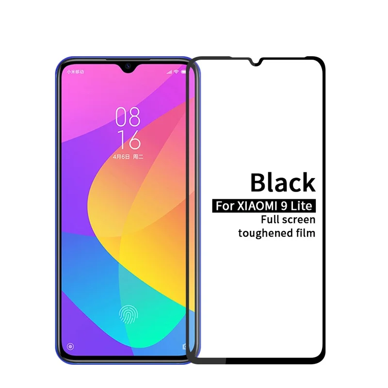 MOFI per Xiaomi Mi 9 Lite 2.5D 9H Full Covering Tempered Glass Screen Protector Guard