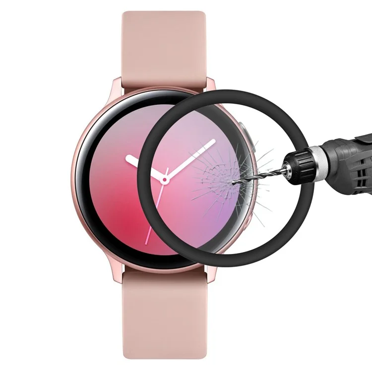 HAT PRINCE Full Coverage Soft PMMA Glass Screen Protector Film für Samsung Galaxy Watch Active2 40mm