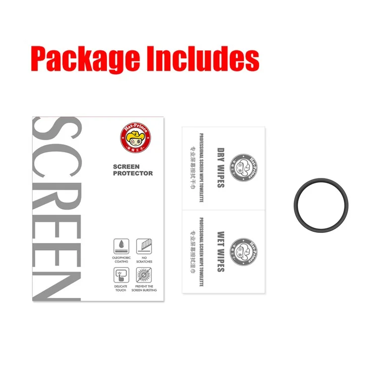 HAT PRINCE Full Coverage Soft PMMA Glass Screen Protector Film für Samsung Galaxy Watch Active2 40mm