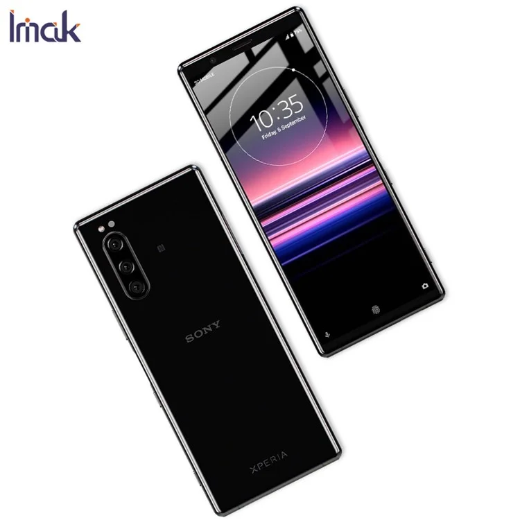 IMAK Tempered Glass Full Screen Protector Film per Sony Xperia 5