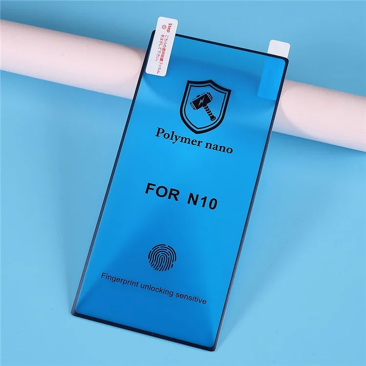 Ultra Clear TPU+PET Film de protection d'écran [Déverrouillage des empreintes digitales] pour Samsung Galaxy Note 10 Plus/10 Plus 5G
