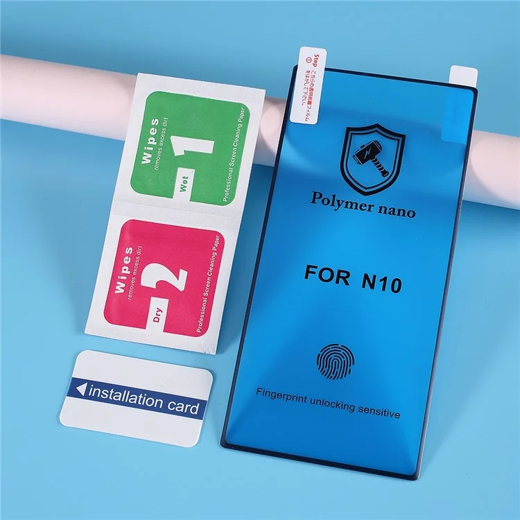 Ultra Clear TPU+PET Film de protection d'écran [Déverrouillage des empreintes digitales] pour Samsung Galaxy Note 10 Plus/10 Plus 5G
