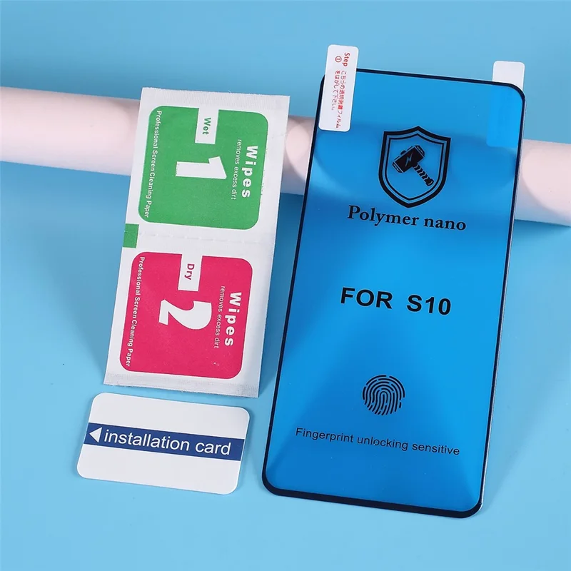 Soft TPU+PET Screen Protector [Fingerprint Unlock] for Samsung Galaxy S10