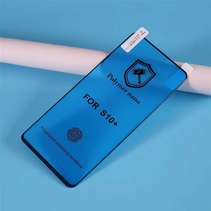 Soft TPU+PET Screen Protector Film [Fingerprint Unlock] for Samsung Galaxy S10 Plus
