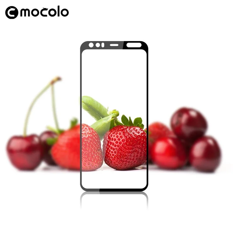 MOCOLO Silk Print Full Coverage 9H Getemperte Glasfolie Bildschirmschutz für Google Pixel 4 XL