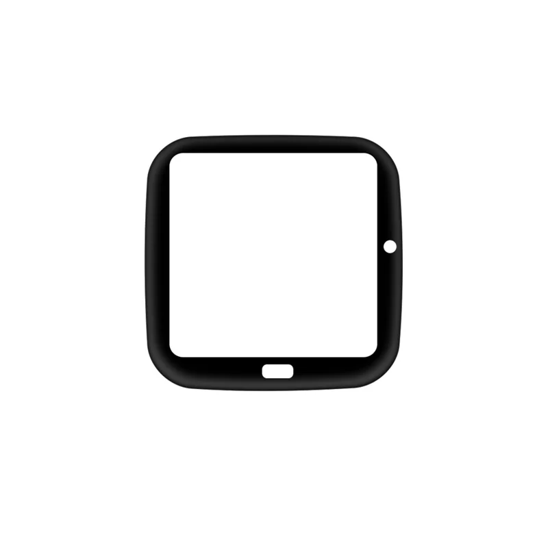 HAT PRINCE Full Size TPU Edge + PMMA Glass Screen Protector for Fitbit Versa (2018)