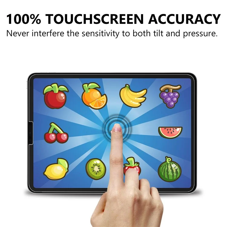0,25 mm Arco de Borde 9H Cobertura total de la pantalla Película protectora de vidrio templado para iPad Air (2020) / Air (2022) / Pro 11 pulgadas (2018) 