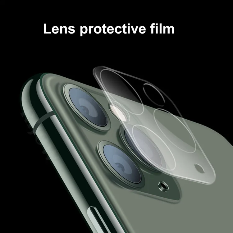 HAT PRINCE 0.2mm 9H 2.15D Arc Edges Tempered Glass Camera Lens Guard Films for iPhone 11 Pro 5.8-inch / iPhone 11 Pro Max 6.5-inch