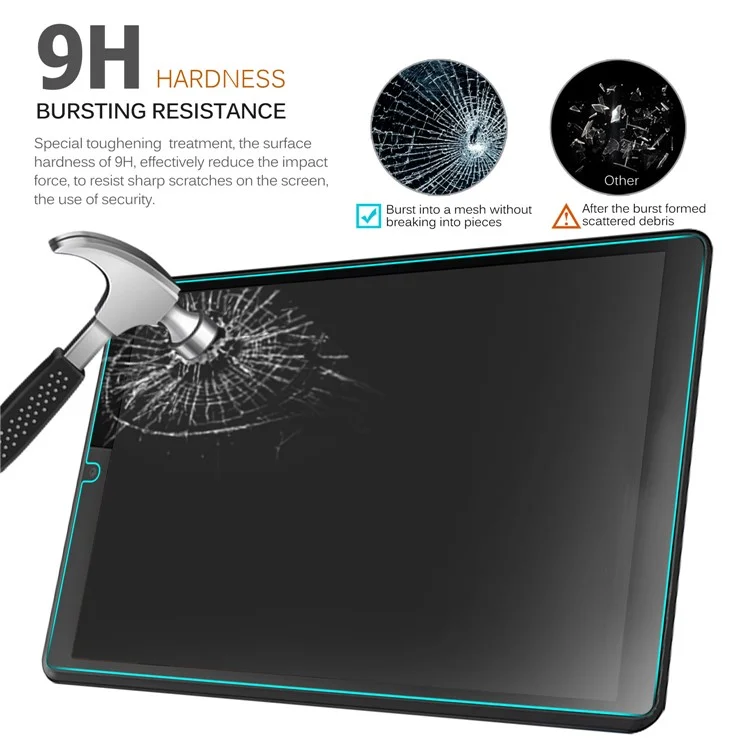 2.5D Arc Edge 9H Full Screen Coverage Tempered Glass Film for Lenovo Tab M8