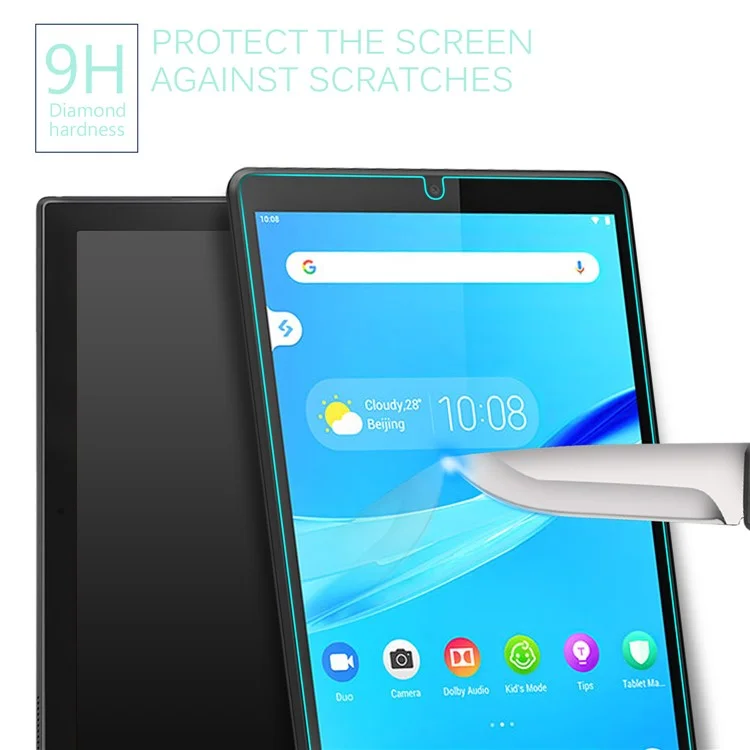 2.5D Arc Edge 9H Full Screen Coverage Tempered Glass Film for Lenovo Tab M8