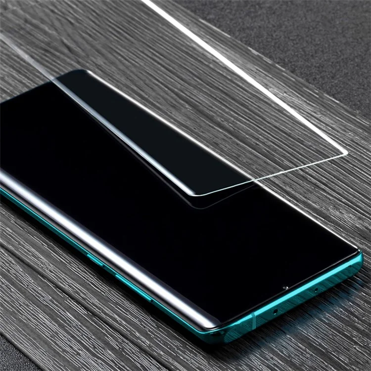 Mocolo 3D Gebogene Vollbedeckung [UV -lichtbestrahlung] UV Flüssiger, Geschmittertes Glasschriftenschutz Für Xiaomi Mi Anmerkung 10 / Mi CC9 Pro