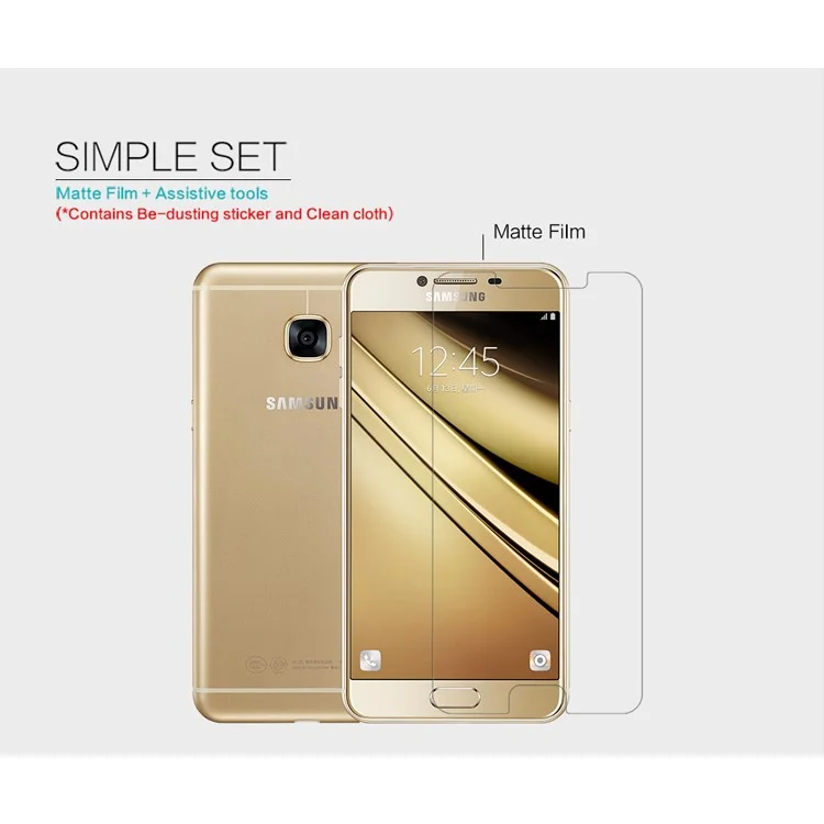 NILLKIN for Samsung Galaxy C5 Matte Screen Protector Film Anti-scratch