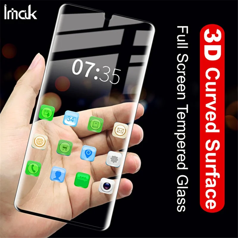IMAK 3D Curved Full Cover Tempered Glass Screen Guard Film for Xiaomi Mi CC9 Pro/Mi Note 10/Mi Note 10 Pro