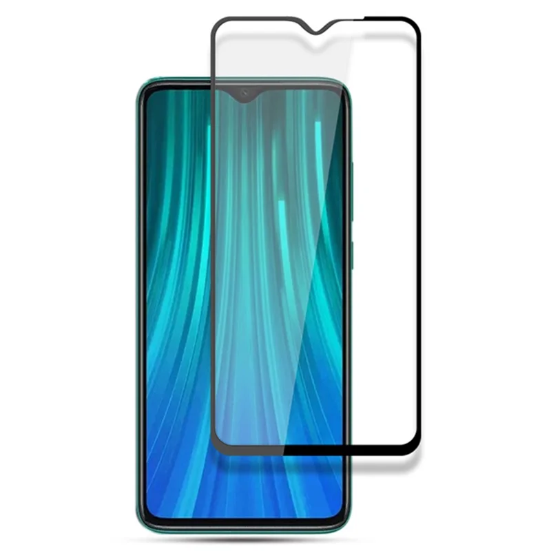 MOCOLO Silk Print Full Tempered Glass Phone Screen Protector for Xiaomi Redmi Note 8T