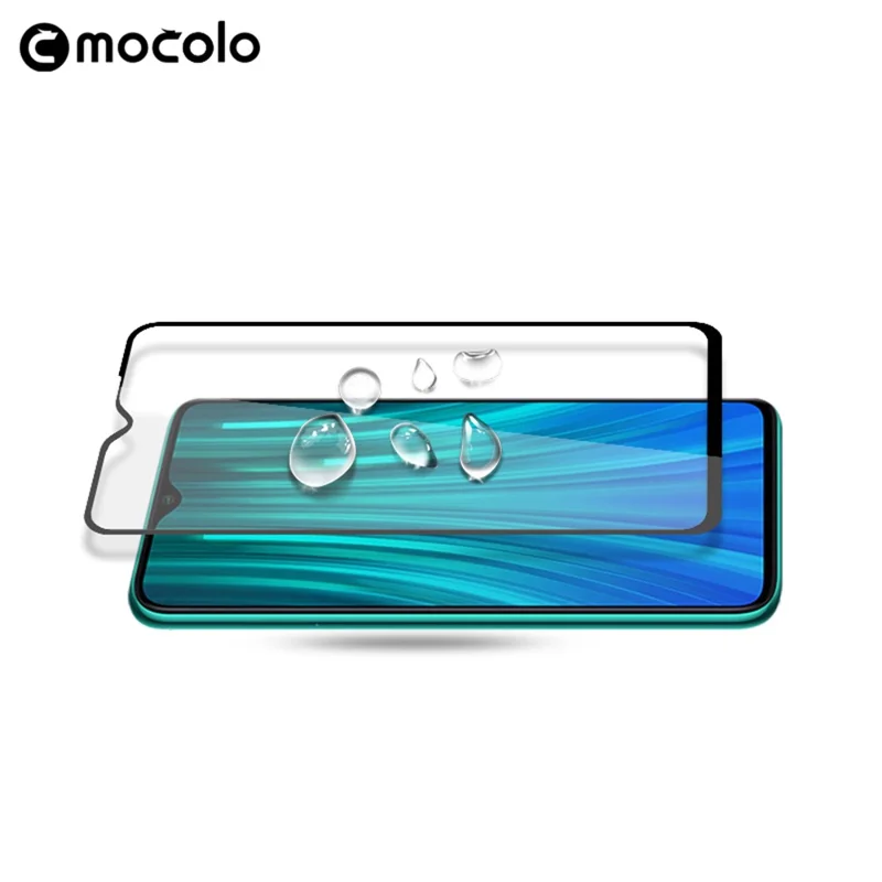MOCOLO Silk Print Full Tempered Glass Phone Screen Protector for Xiaomi Redmi Note 8T