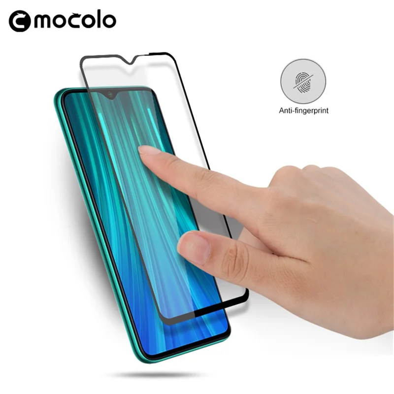 MOCOLO Silk Print Full Tempered Glass Phone Screen Protector for Xiaomi Redmi Note 8T