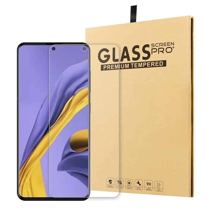For Samsung Galaxy A51 2.5D Arc Edge Oleophobic Coating 9H Tempered Glass Screen Protector Anti-Explosion