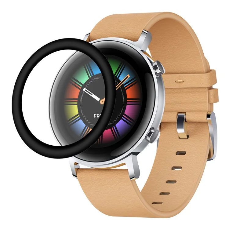 Hat Prince 3D PC Edge + PMMA Film D'écran en Verre Trempé Pour Huawei Watch GT 2 42mm