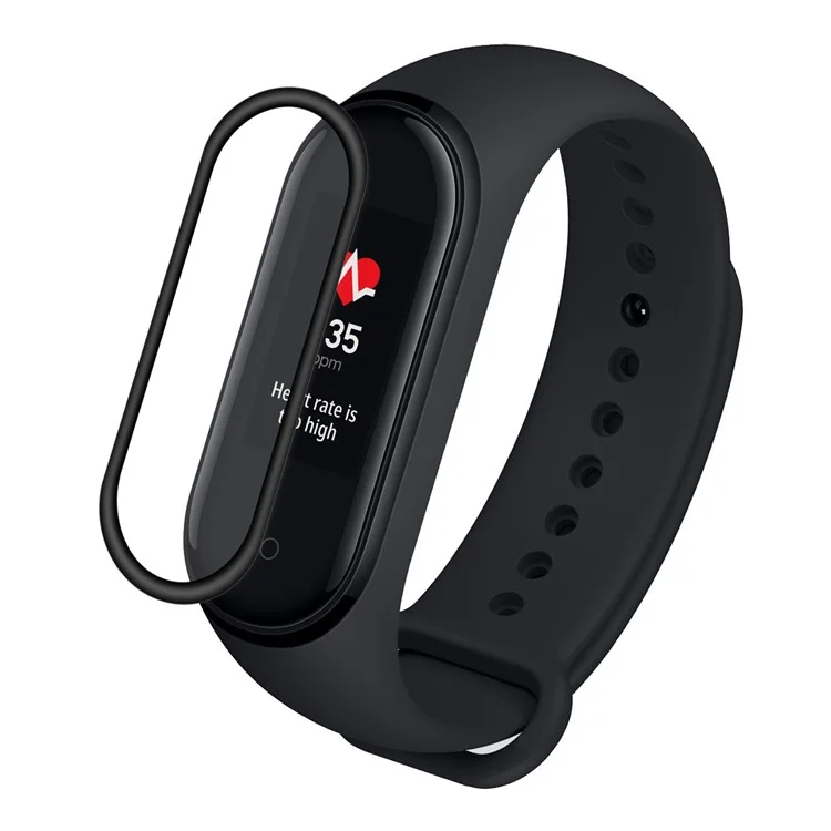 HAT PRINCE 3D PC Edge + PMMA Закаленная стеклянная пленка для Xiaomi Mi Band 4