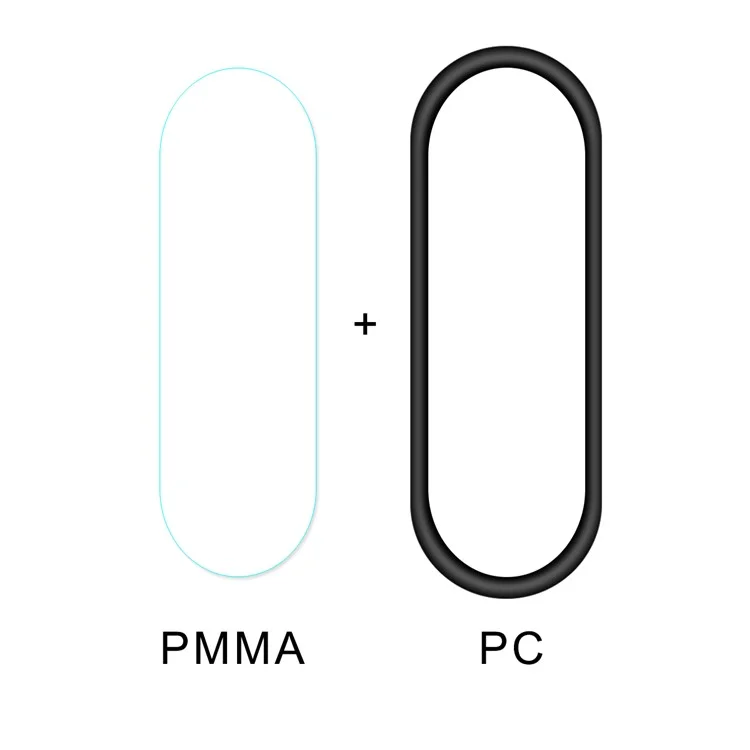 Hat Prince 3D PC Edge + PMMA Película de Pantalla de Vidrio Templado Para Xiaomi Mi Band 4