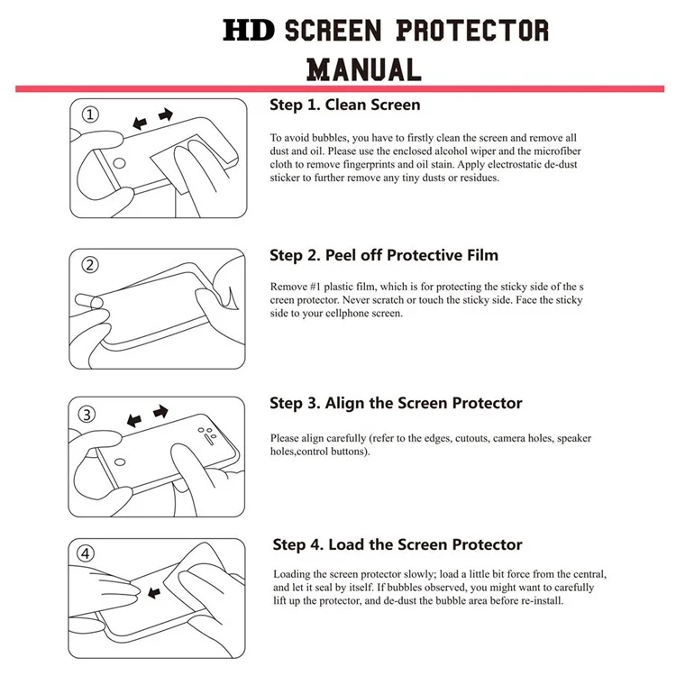 Hut Prince 3D PC Edge + PMMA Temperierte Gla -screenfilm Für Xiaomi Mi Band 4