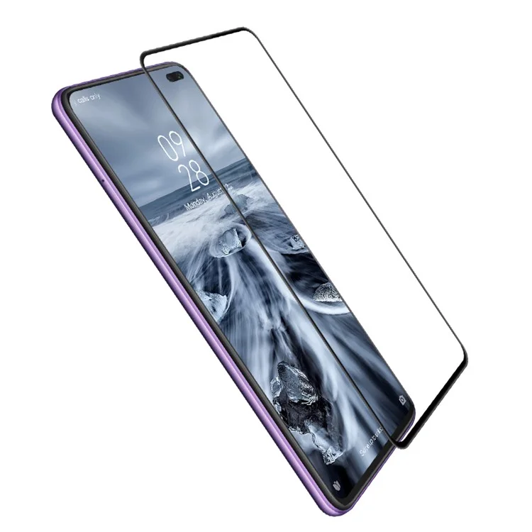 Nillkin Amazing Cp+pro Anti-Explosion AGC Temped Glass Film Per Xiaomi Redmi K30 / Redmi K30 5G / Poco X2, Copertura Completa Della Protezione Dello Schermo Cristallino Anti-scratch 2.5d.