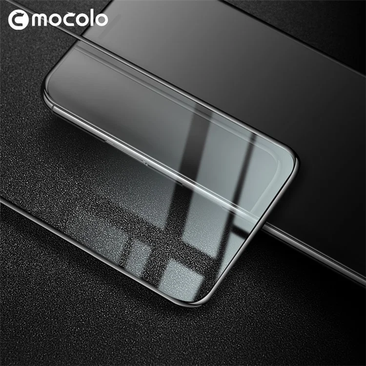 Mocolo Seidendruckscreenschutz Für Samsung Galaxy A71 SM-A715, HD Tempered Glass Doppelverteidigungsfilm, Vollkleber Voller Abdeckung Blasenfreier Kratzerresistant