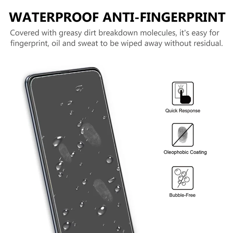 2.5D 9H Arc Edge Full Screen Tempered Glass Guard for Samsung Galaxy A71