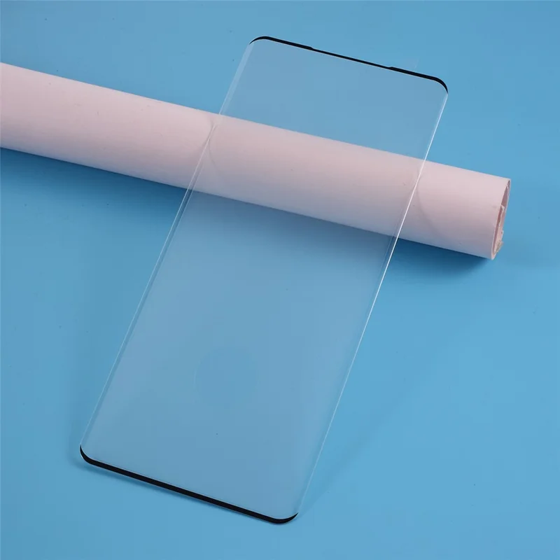 Curved Tempered Glass Full Screen Protector Film [Side Glue] for Samsung Galaxy S20 Plus(Fingerprint Unlock)