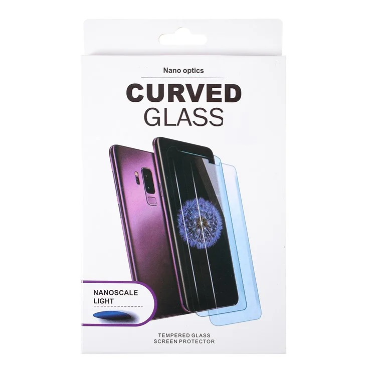 [UV Light Irradiation] Tempered Glass Screen Protector, Support Fingerprint Unlock for Samsung Galaxy S20 Plus