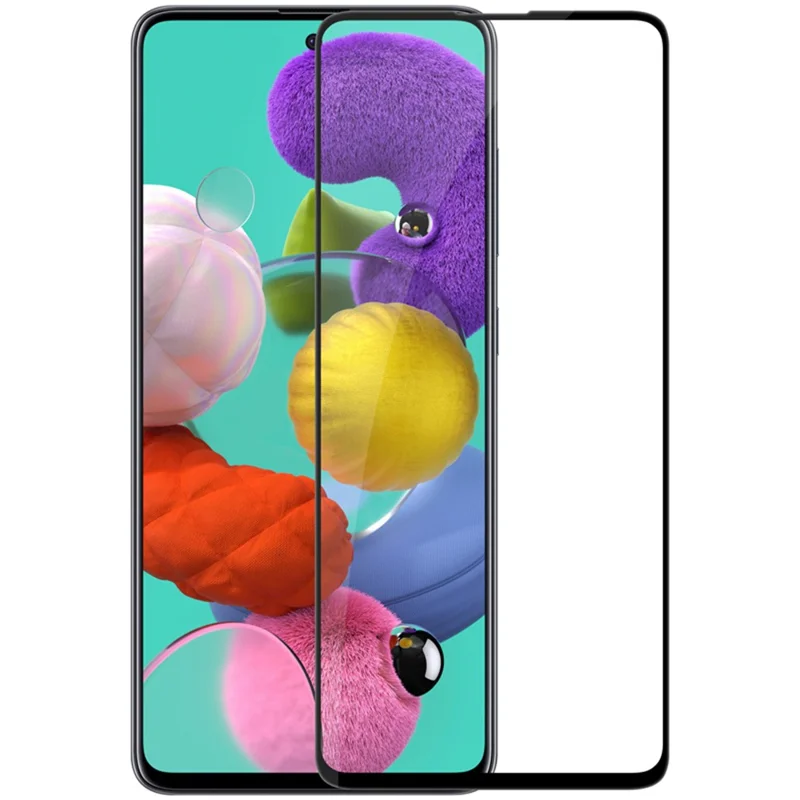 NILLKIN for Samsung Galaxy A51 3D CP+ MAX Full Curved Tempered Glass Screen Protector Film Anti-Explosion