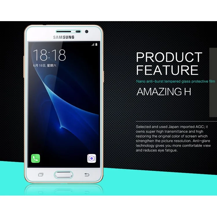 NILLKIN Amazing H for Samsung Galaxy J3 Pro Tempered Glass Screen Protector Anti-Explosion