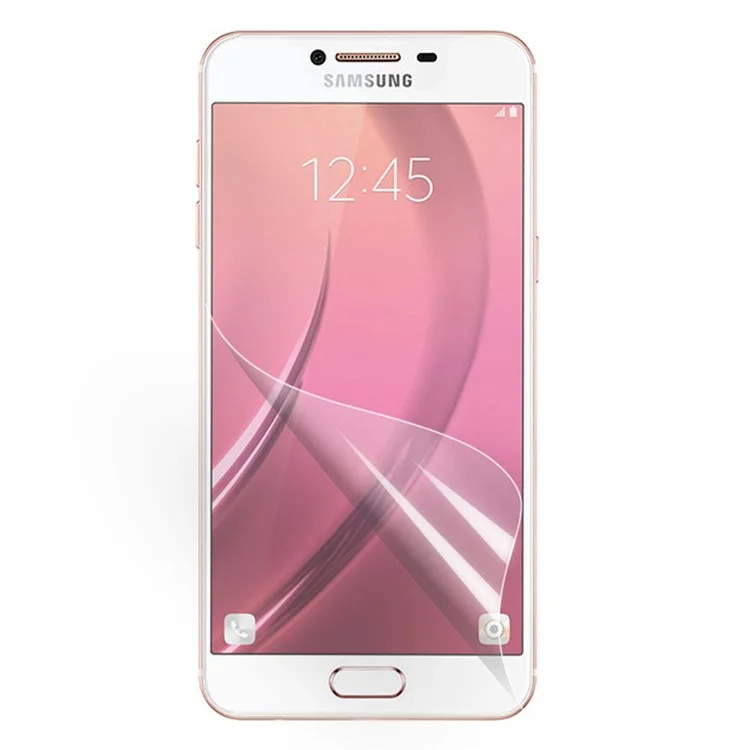 For Samsung Galaxy C7 Full Coverage Soft Screen Protector Guard Film