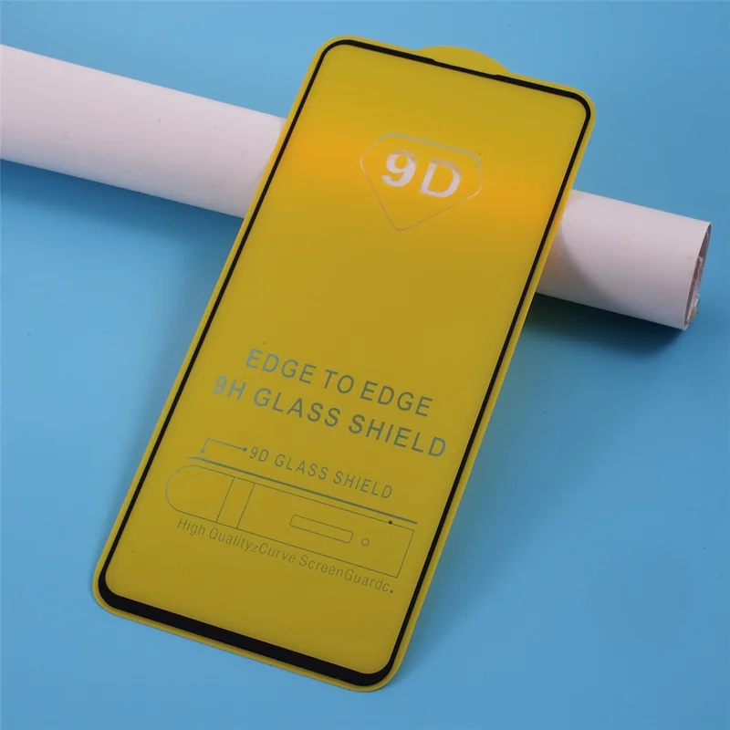 Silk Printing Full Phone Screen Cover Tempered Glass Film for Samsung Galaxy A71/Xiaomi Poco x2/Redmi K30