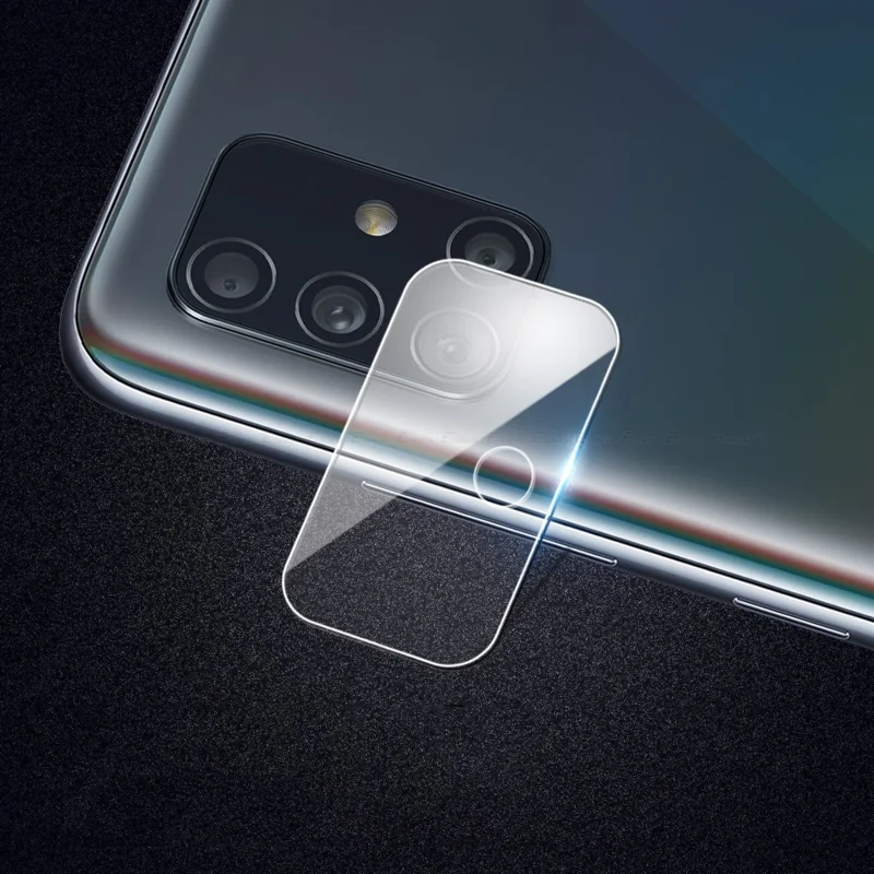 Fuld dækning ultra klar kameraobjektivbeskytter af skærmglas til Samsung Galaxy A51