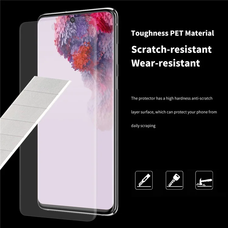 ENKAY HAT PRINCE 3D Full Screen Curved Hot Bending PET HD Screen Protective Film for Samsung S20 Plus