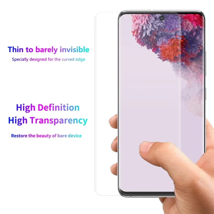 ENKAY HAT PRINCE 3D Full Screen Curved Hot Bending PET HD Screen Protective Film für Samsung Galaxy S20 Ultra