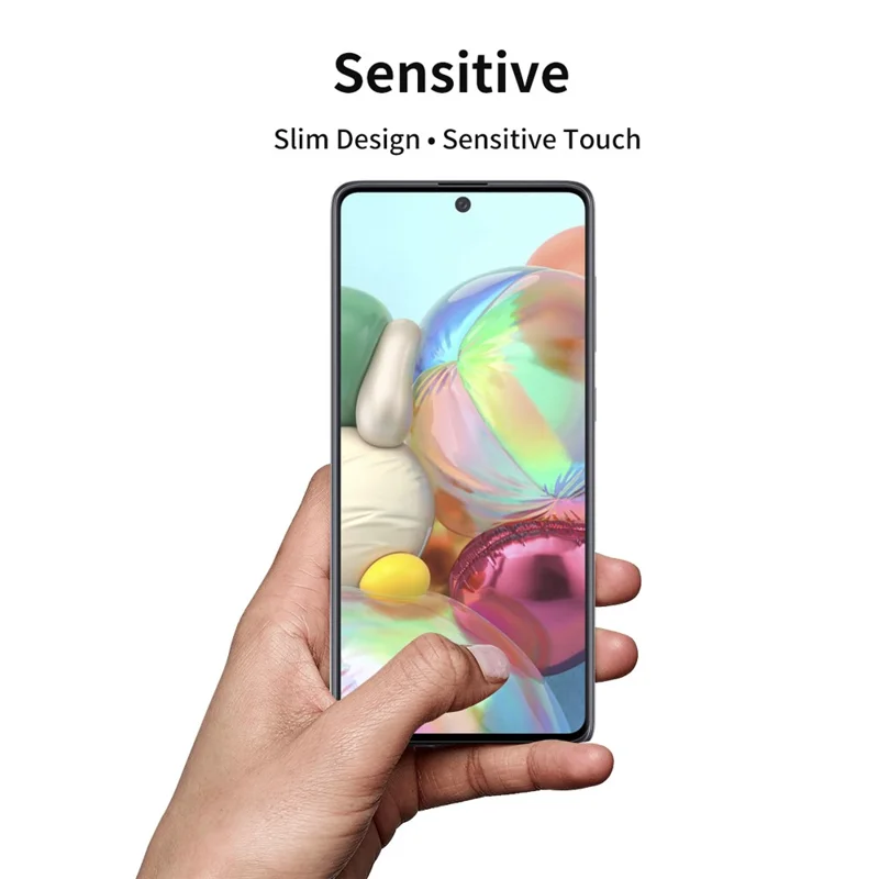 ENKAY HAT PRINCE Full Glue Full Coverage 0.26mm 9H 2.5D Tempered Glass Screen Protector Film for Samsung Galaxy A71