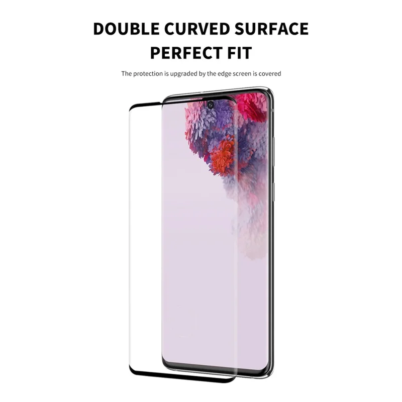 ENKAY HAT PRINCE 0.26mm 9H 3D Full Coverage Arc Edges Protective Tempered Glass Screen Film for Samsung Galaxy S20 Plus 4G/ 5G