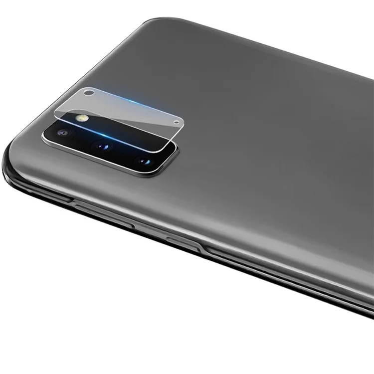 IMAK 2 unidades/paquete Película protectora de vidrio templado de alta definición para la lente de la cámara de Samsung Galaxy S20 5G