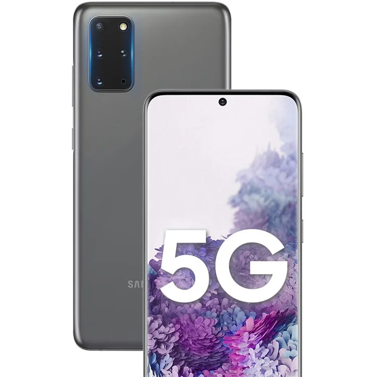 IMAK 2 pièces/paquet Pellicule de protection en verre trempé haute définition pour objectif de caméra pour Samsung Galaxy S20+ 5G