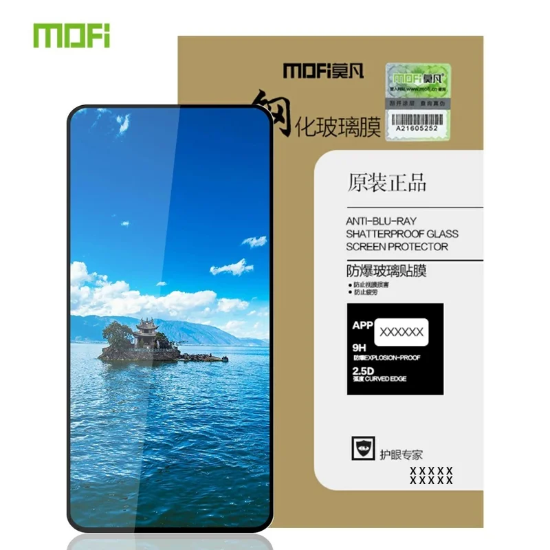 MOFI Anti-explosion Complete Covering Tempered Glass Screen Protector för Samsung Galaxy A81/Note 10 Lite
