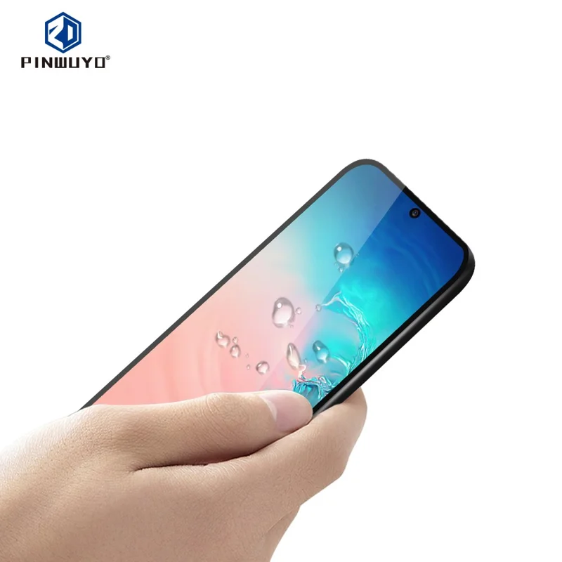 PINWUYO 2.5D 9H Anti-explosion Tempered Glass Screen Protector for Samsung Galaxy A91/S10 Lite
