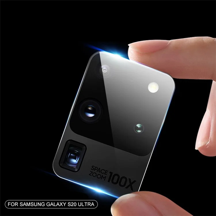 MOCOLO [Ultra Clear] Protecteur d'objectif de caméra en verre trempé pour Samsung Galaxy S20 Ultra
