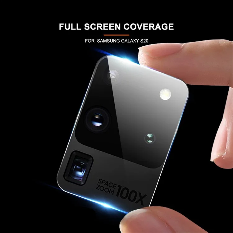 MOCOLO [Ultra Clear] Protecteur d'objectif de caméra en verre trempé pour Samsung Galaxy S20 Ultra