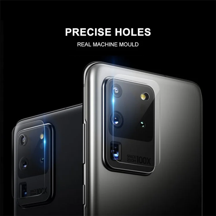 MOCOLO [Ultra Clear] Protecteur d'objectif de caméra en verre trempé pour Samsung Galaxy S20 Ultra