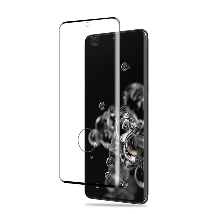 Amorus Para Samsung Galaxy S20 Ultra [capa Completa 3d Curved] Filme de Protetor de Tela de Vidro Temperado