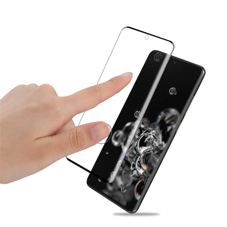 AMORUS pour Samsung Galaxy S20 Ultra [Protecteur d'écran en verre trempé 3D à couverture complète]